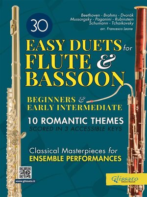 cover image of 30 Easy Duets for Flute & Bassoon Beginners and Early Intermediate